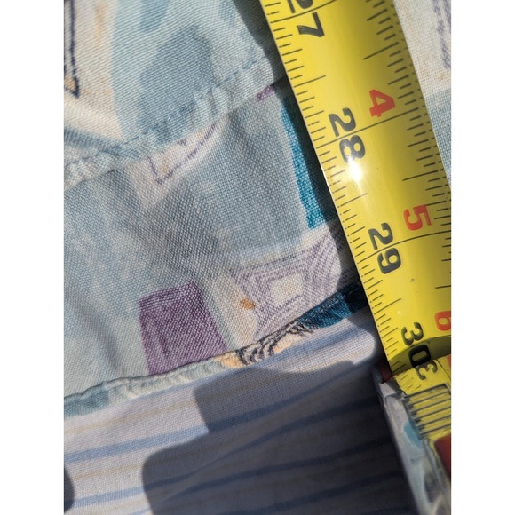 Vintage Van Heusen 417โ Men's Geometric Shirt Size XL Button Up Short Sleeve - Picture 6 of 12